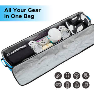 Sac de snowboard d'hiver en polyester imperméable de haute qualité personnalisé avec bandoulière, housse de ski/snowboard écologique - Product Image 5