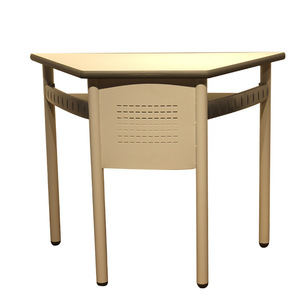 Henmei Student Trapezoidal <b>Desk</b> 430x750mm Metal Modern School <b>Study</b> <b>Desk</b> - Product Image 4
