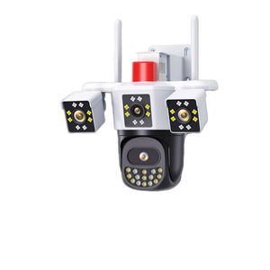 Ngoài trời IP66 không thấm nước tầm nhìn ban đêm HD giám sát mạng máy ảnh 6MP 3-Lens <span class=keywords><strong>PTZ</strong></span> camera an ninh - Product Image 6