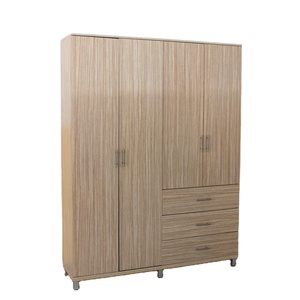 KD Furniture Different Designs Two Three Four Doors <strong>Wardrobe</strong> With Drawers for Hotel Room - Product Image 1