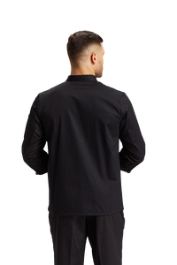 Chaqueta de Chef Unisex de 240 g/m², T/C 80/20, con Logotipo Personalizado, Uniforme de Chef Moderno, Impresión por Transferencia de Calor <span class=keywords><strong>Blanca</strong></span> para Uso en Restaurantes y Bares - Product Image 2