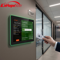 Tablette de réservation de salle de réunion Android 14 de 10, 14 et 15,6 pouces avec écran mural, barre lumineuse LED latérale et processeur RK3576S – Dispositif intelligent pour bureau