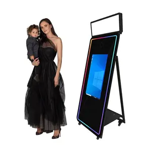 Romans 70inch 40inch Touch Screen Photobooth Mirror Selfie Portable Photo Booth Machine Photo Booth Mirror Touch Screen