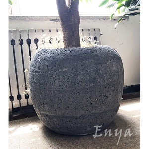 Jardinière <span class=keywords><strong>de</strong></span> <span class=keywords><strong>palmier</strong></span> en béton Vintage, aménagement paysager extérieur, pierre <span class=keywords><strong>de</strong></span> Lave en Fiber, ornements <span class=keywords><strong>de</strong></span> jardin, grands Pots <span class=keywords><strong>de</strong></span> fleurs <span class=keywords><strong>pour</strong></span> plantes - Product Image 2