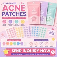 Logo Kustom Didukung. Travel Pack Acne Patches Secara Fisik Menyerap Sekresi, Mengecilkan Jerawat, Mudah Dibawa Dalam Tas.
