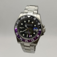 NH34-Uhr mit Uhrwerk, Seiloce-Uhr, hochwertige automatische mechanische Sport-Herrenarmbanduhr, wasserdicht, 904L-Edelstahl