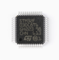 Microcontrôleur original authentique STM32F030C8T6 LQFP-48 ARM Cortex-M0 32 bits-MCU