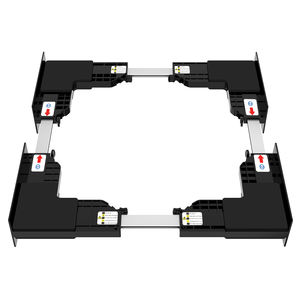 Kit de Apilamiento para Lavadora Negra, Nuevo Modelo 2025, Marco de Conexión Intermedio para Secadora - Product Image 1