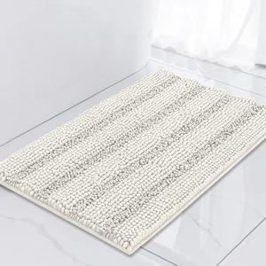 Tapis de bain en microfibre FIGOO, extra épais, texture <span class=keywords><strong>pop</strong></span>-<span class=keywords><strong>corn</strong></span>, tapis absorbant pour la douche - Product Image 4