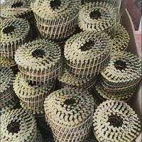 Clous en acier diamantés à pointe lisse de 3 pouces pour palettes en bois, meubles, béton et toiture