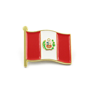 Todo tipo <span class=keywords><strong>de</strong></span> país personalizado Chile Perú bandera insignia Suecia Qatar amistad Canadá Metal solapa duro esmalte suave broche bandera Pin - Product Image 3