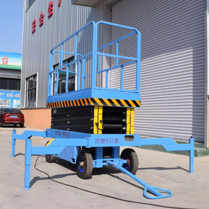 2025 elektrik hidrolik gerak gunting angkat 500kg Platform angkat listrik untuk pekerjaan udara luar - Product Image 2