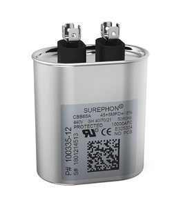 <span class=keywords><strong>Condensateur</strong></span> en boîtier aluminium <span class=keywords><strong>CBB65</strong></span> 20+10μF avec certificats TUV CE CQC, sortie d'usine, personnalisation OEM ODM du logo et de l'emballage - Product Image 5
