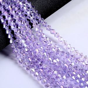 2/3/4/6/8毫米AAA Bicone奥地利水晶珠AB彩色涂层散珠手链饰品制作配件DIY制造 - Product Image 6