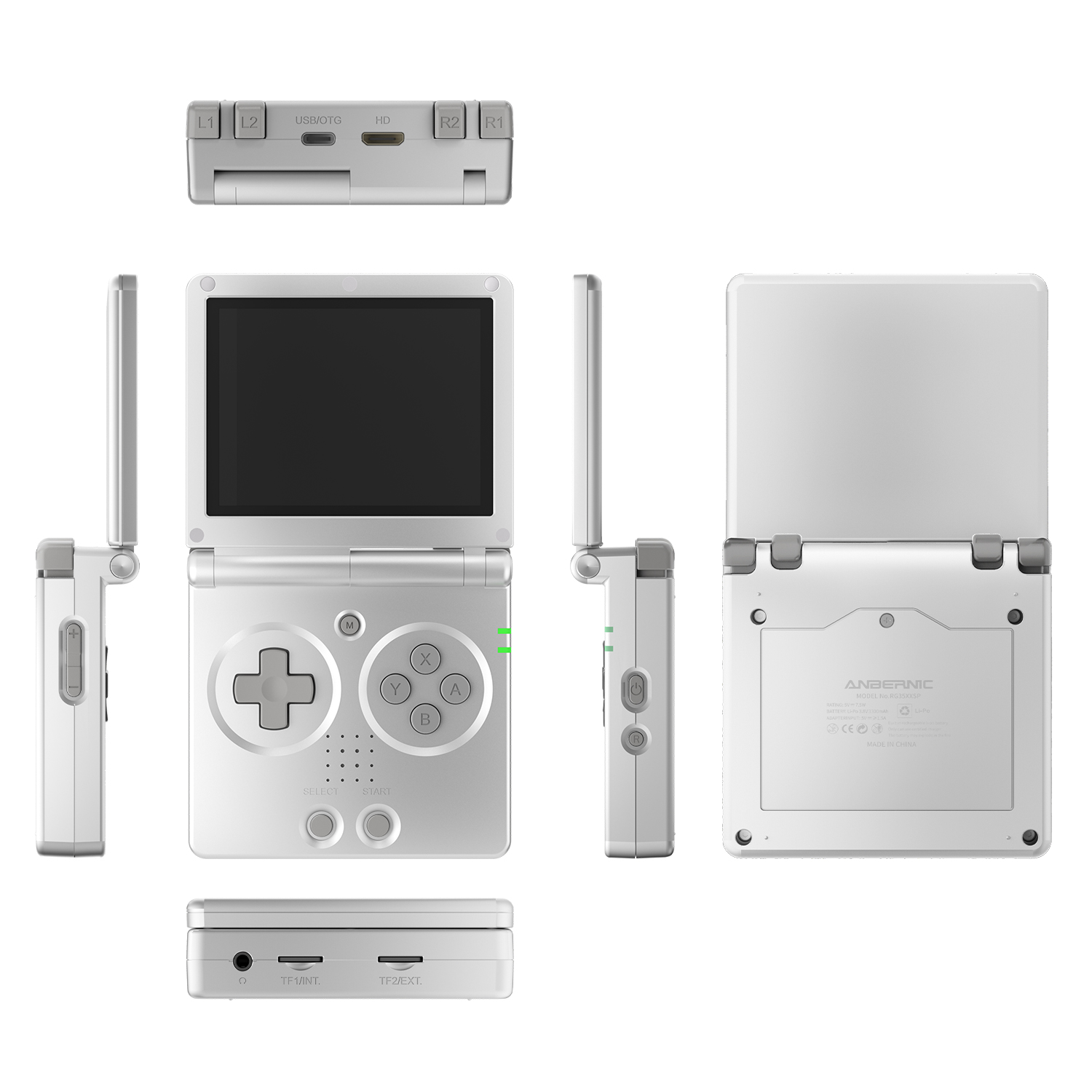 ANBERNIC RG 35XXHとRG35XXSPの二台セット Anbernic RG35XXSP - Versatile Game Console with BT Support