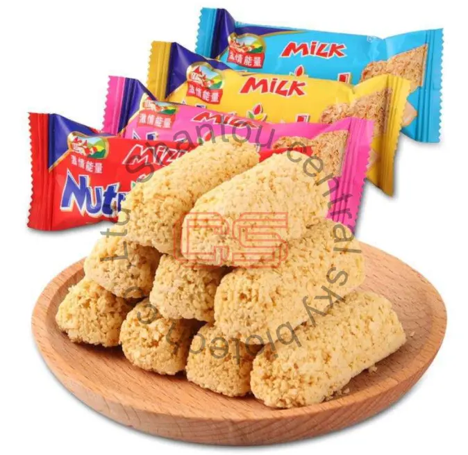 Havermout Snoep Havermout Biscuit Cookies Snack Cornmeal Halal Voedsel Chocolade Snoep Fruitige Falvours