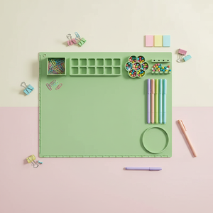 Vente directe d'usine, tapis de peinture en silicone personnalisé, planche à dessin éducative pour enfants - Product Image 1