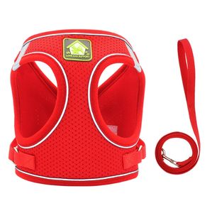 Chaleco de malla reflectante Correa de nailon Arnés para mascotas - Product Image 5
