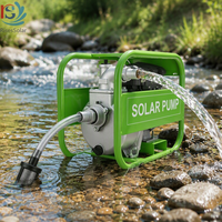 Pompe centrifuge de surface hybride AC/DC sans balais de 3 pouces, 1500W, 2HP, alimentée par énergie solaire pour l'irrigation agricole