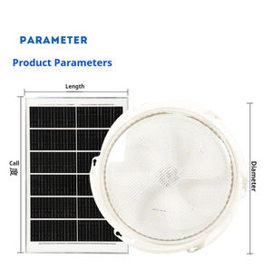Plafonnier LED encastré 6000K lumière du jour, télécommande, corps en plastique, IP65, durée de vie 50000 heures, utilisation en jardin - Product Image 5