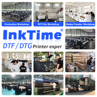 Imprimante InkTime nouvelle génération 60 cm UV DTF à trois têtes I3200 avec encre UV CMYK+W, convoyeur et laminateur d'autocollants
