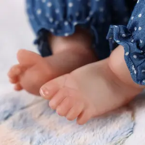 20 "thực tế trẻ sơ sinh búp bê bé gái với mềm Vinyl Silicone đầy đủ cơ thể boneca Bebe tái sinh búp bê