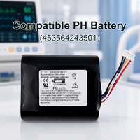 Baterai Li-ion Pengganti untuk Ph SureSigns VM1 863264 863265 863266 9.90E+11 Cocok untuk Monitor Pasien VS2+ VSi