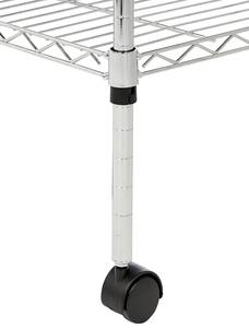 Estante de Almacenamiento de Metal Cromado Multiusos Portátil de <span class=keywords><strong>3</strong></span> Niveles para el Hogar - Product Image 5