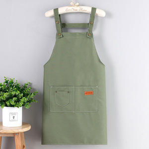 Bán buôn biểu tượng tùy chỉnh denim bếp Tạp dề BBQ đầu bếp số lượng lớn bông vải Tạp dề cho Thẩm mỹ viện - Product Image 6