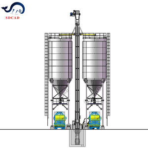 Túi lớn Silo khối bitum lưu trữ Silo trong nhà máy xi măng bột lưu trữ bin sinh khối pha trộn nhôm Auger casas vành đai - Product Image 2