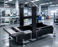Cockpit de simulateur de vol 4DOF en aluminium 40160 réglable, avec cadre pour volant et pédales, modifiable, directement de l'usine
