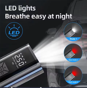 Inflador de Neumáticos de Coche Portátil Inalámbrico de 120W, 12V CC, 150PSI, Pantalla LCD Digital, Luz LED, Certificado CE, Garantía de 12 Meses - Product Image 6