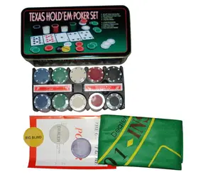 200 Pcs Texas Hold Em Poker Chip Set