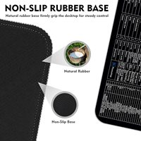 Alfombrilla de Ratón Extragrande para Juegos con Teclas de Atajo para Software de Oficina, Word, Excel, PPT, PS, CAD, Venta al Por Mayor
