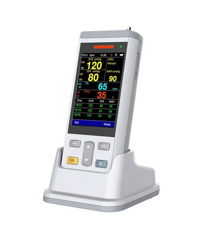 Wuhan Union bio-medical PC100 Monitoreo de signos vitales portátil de 3,5 pulgadas con software de PC