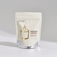 Sachet d'emballage personnalisé imprimé, refermable, de qualité alimentaire, recyclable, à fond plat, pour noix, snacks, fruits secs, lait et gelée