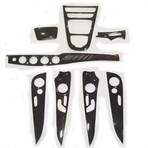Tableau de bord du panneau de commande central pour <span class=keywords><strong>Mercedes</strong></span>-Benz W213 <span class=keywords><strong>AMG</strong></span> Kits intérieurs de remplacement en fibre de carbone - Product Image 1