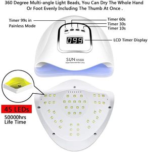 เครื่องอบเล็บยูวี LED 150W รุ่น Sun X5 Max พร้อมดีไซน์ทันสมัย ผลิตภัณฑ์ดูแลเล็บอัจฉริยะ - Product Image 6