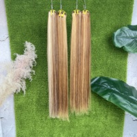 Fornitori di Extension di Capelli Umani Vergini Vietnamiti 100% Non Lavorati, Trama Doppia P427 Liscia Naturale, Capelli Indiani Grezzi da Tempio