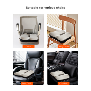 YUE RISE Respirant 360 °   Coussin ergonomique en forme de donut pour soulager les douleurs chroniques au coccyx, idéal pour les utilisateurs de fauteuils roulants, de bureaux et de chaises rigides - Product Image 3