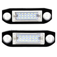 Éclairage de plaque d'immatriculation LED sans erreur 31253006 30753839 pour Volvo S40 S60 S80 XC60 XC70 – Remplacement de la lampe de plaque arrière de voiture