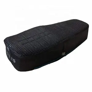 1pcs Anti-slip Motorcycle Cushion 3d Mesh Fabric Seat Cover Breathable  Waterproof Motorbike Scooter Seat Covers Cushion