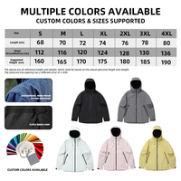 Jaket Outdoor Unisex OEM ODM, Lapisan Dalam Dapat Dilepas, Tahan Air, Anti Minyak, Anti Noda, Kain 3Proof, Berkerudung, Hiking, Logo Custom