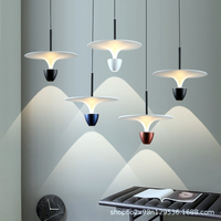 ECOJAS – petit lustre moderne minimaliste américain, lumière de luxe, décoration, restaurant, bar, plafonnier créatif, soucoupe volante
