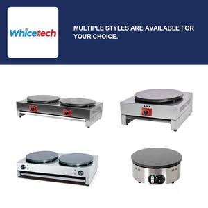 Krep makinesi yapışmaz elektrik kalbur WH-2E ticari paslanmaz çelik ticari mutfak için gözleme yapımcısı Tortilla basın - Product Image 4