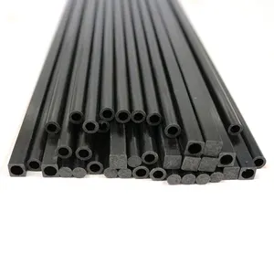 Customized 4mm 6mm 8mm 9mm 10mm Solid Pultrusion Carbon Fiber Square Rod For Guitar Neck
