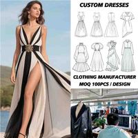 Fabricant de robes pour femmes, marque privée, usine OEM personnalisée, création de marque de mode, conception de vêtements sur mesure, échantillon à production en série