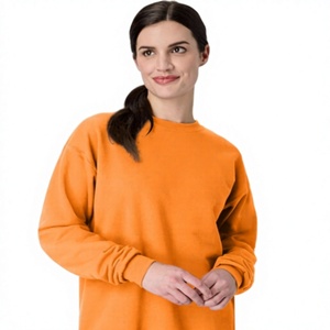 Sudadera de Felpa para Hombre, Cuello Redondo, Color Naranja, Corte Regular, Tejido de Punto, 100% Algodón, Estilo Urbano, Informal, Ecológica - Product Image 5