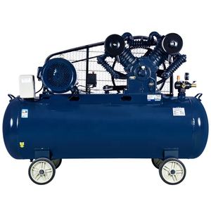 เครื่องอัดอากาศแบบลูกสูบไร้น้ำมัน ขนาด 0.75/1.5/2.2/5.5/7.5 กิโลวัตต์ 8 บาร์ ขับเคลื่อนด้วยสายพาน ปริมาณลมสูง แรงดันต่ำ แบบลูกสูบ 1/2/3 สูบ - Product Image 4
