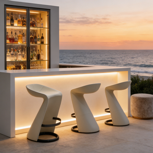 Outdoor <b>bar</b> <b>Stools</b> for Kitchen Island <b>Stool</b> Chair Chairs <b>Leather</b> Luxury - Product Image 4